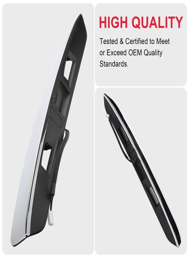VASTAUTO Rear Tailgate Chrome Handle Finisher Molding Fit for 2013-2019 Nissan Pathfinder Replaces# 90810-9PG0A Rear Liftgate Handle Garnish Molding - Image 4